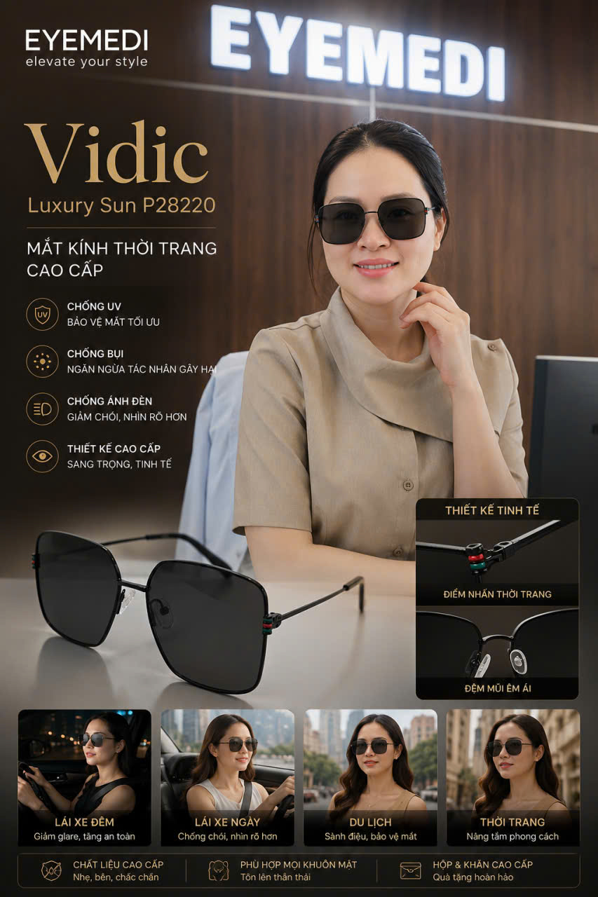 Mắt kính thời trang nữ
